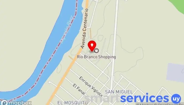 mapa de Panda Free Shop Tienda libre de impuestos en Rio Branco