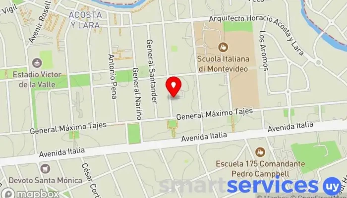 mapa de Paseos Uruguay Agencia de viajes en Montevideo