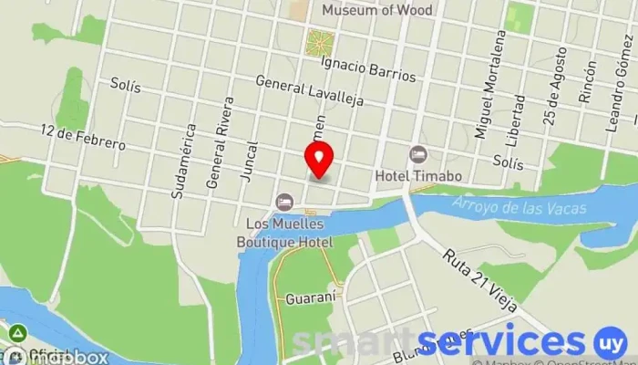mapa de Pro destino Carmelo Agencia de visitas turísticas en Carmelo