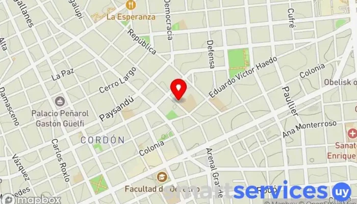 mapa de PRONTOPTICA Óptica en Montevideo