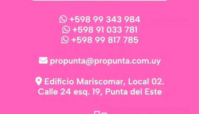 Propunta Estudio Inmobiliario -  Del Propietario - Punta del Este
