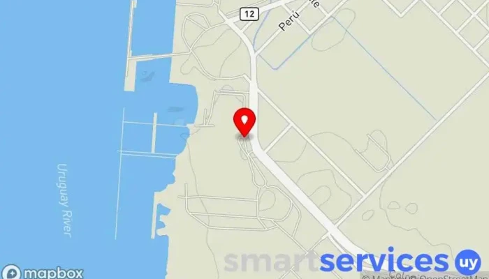 mapa de Puerto de Nueva Palmira Puerto marítimo en Nueva Palmira