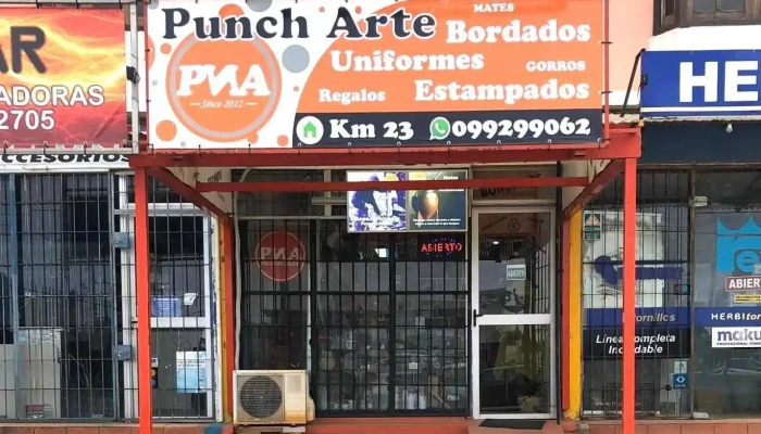 Punch Arte - Bordados, estampados, Uniformes, vinllos - Ciudad De La Costa