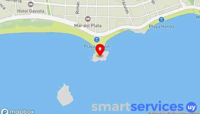 mapa de Punta del Descanso Atracción turística en Montevideo