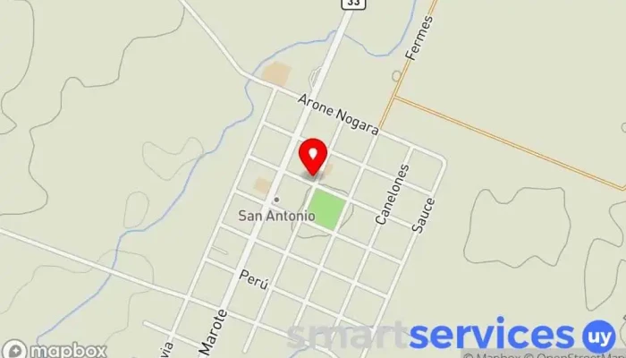 mapa de Radio Club San Antonio Club deportivo en San Antonio
