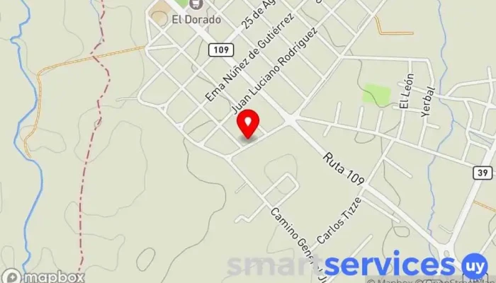 mapa de Radio Enkantada Emisora de radio en Aiguá