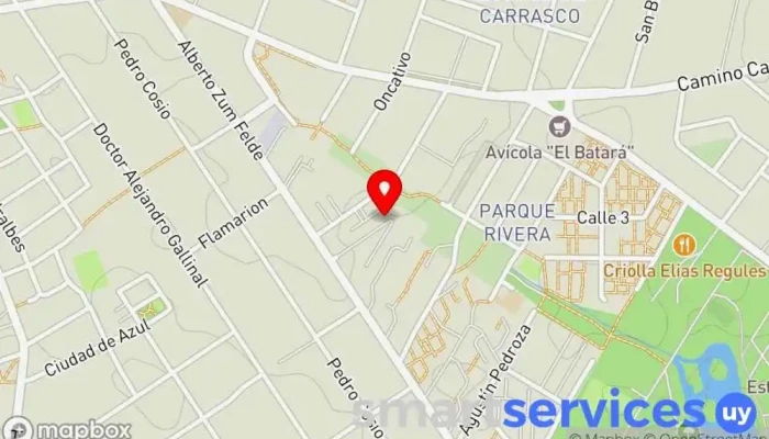 mapa de Radio La Loca Emisora de radio en Montevideo