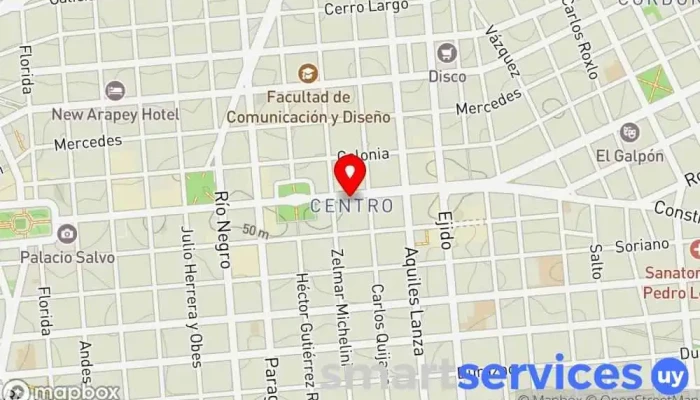 mapa de Radio Maria Uruguay Emisora de radio en Montevideo