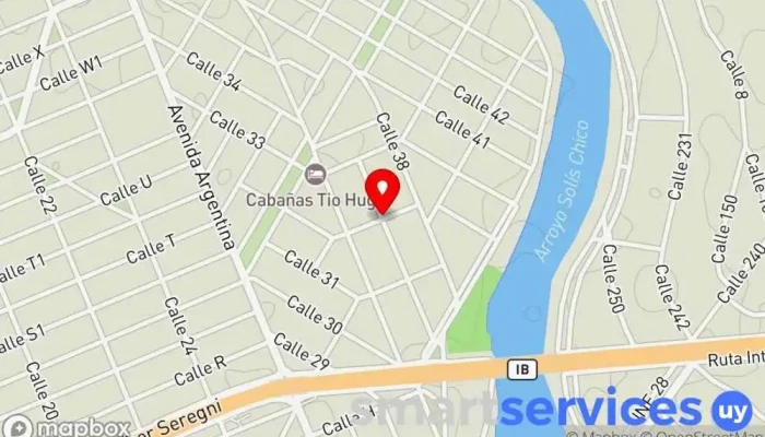 mapa de Radio Nuestro Lugar Emisora de radio en Parque del Plata