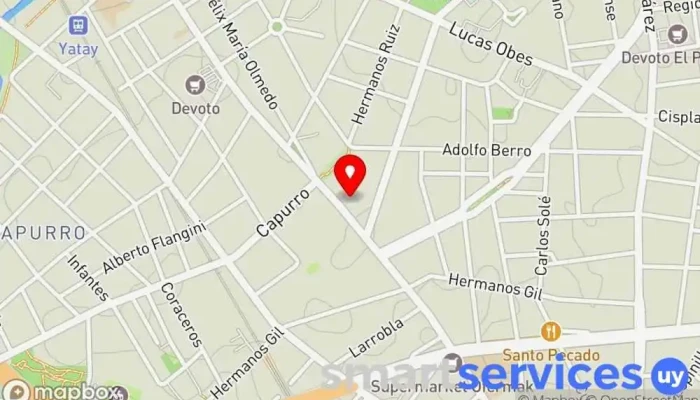 mapa de Radio Nuevo Tiempo FM 101.3 Emisora de radio en Montevideo