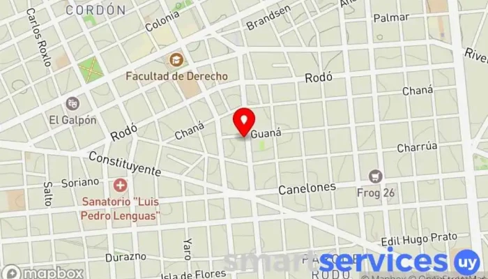 mapa de Radio Oley Tienda de electrónica en Montevideo