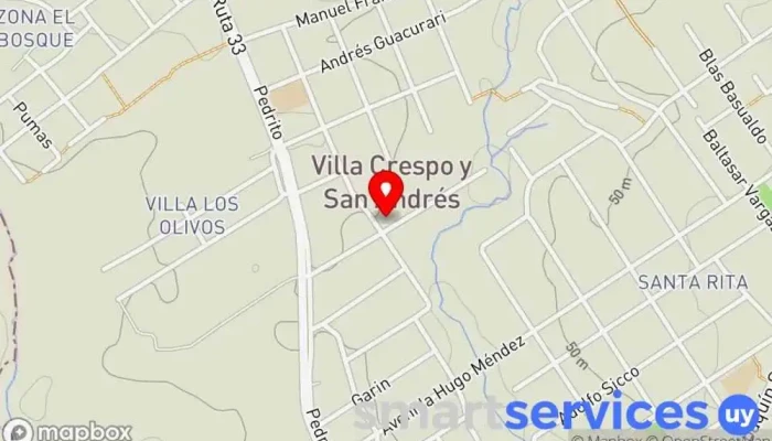 mapa de Radio Vecinal Uruguay Emisora de radio en Toledo