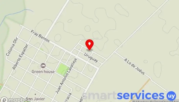 mapa de Red Pagos Oficinas de empresa en San Javier