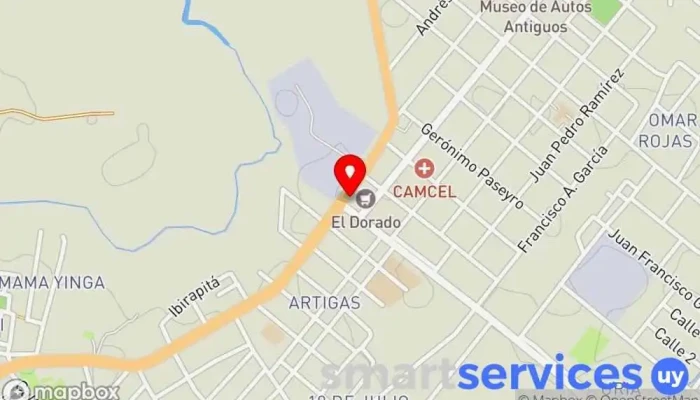 mapa de Red Pagos Cajeros automáticos en Rio Branco