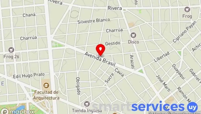 mapa de REDPAGOS Cambio Maiorano Oficina de cambio de divisas, Servicio de transferencias de dinero en Montevideo