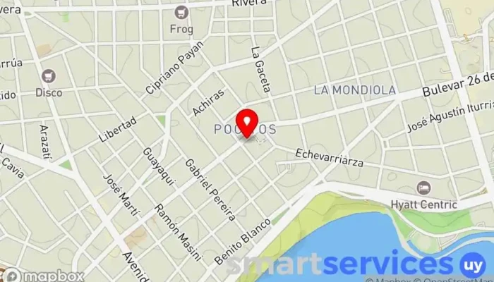 mapa de Redpagos Devoto 26 de Marzo Institución financiera en Montevideo