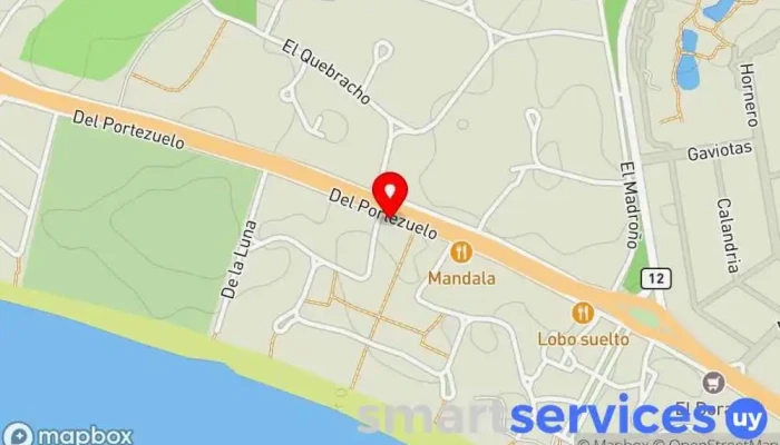 mapa de Redpagos La Ballena Institución financiera en Maldonado