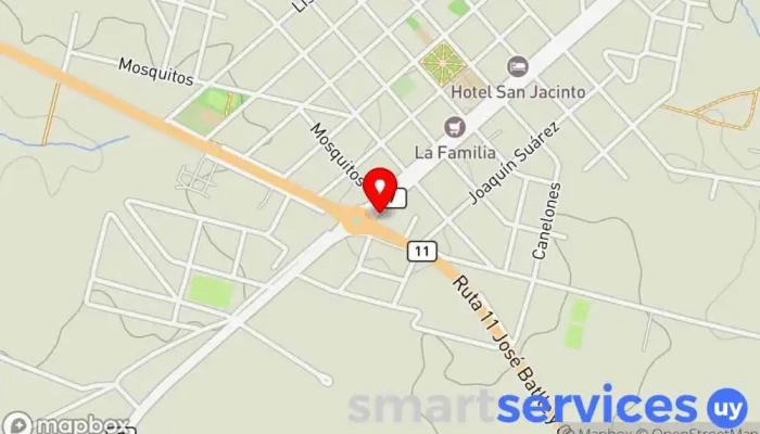 mapa de Redpagos San Jacinto Institución financiera en San Jacinto