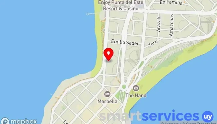 mapa de RE/MAX Mar - Punta del Este Agencia inmobiliaria en Punta del Este