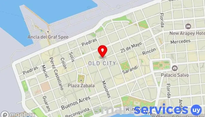 mapa de Restaurant Sorocabana Restaurante, Cafetería en Montevideo