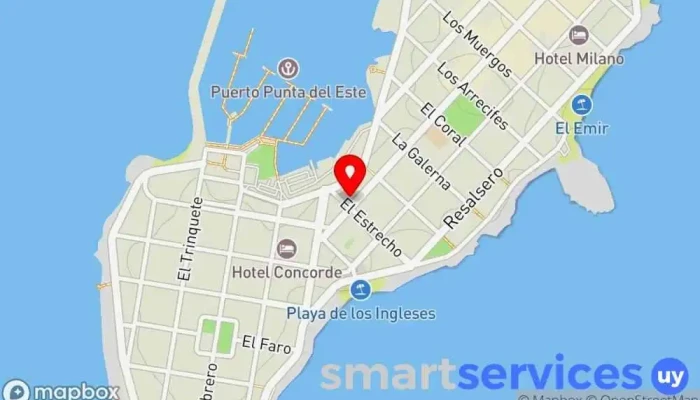 mapa de Sancor Seguros Punta del Este Compañía de seguros en Punta del Este