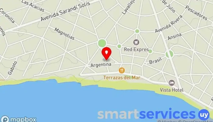 mapa de Scopice Negocios Inmobiliarios Agencia inmobiliaria en La Floresta