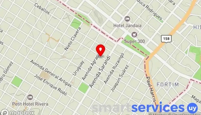 mapa de Solar Inmobiliaria Agencia inmobiliaria en Rivera