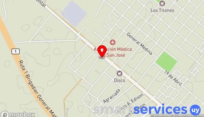 mapa de Sub Agencia CITA Servicio de transporte en Libertad
