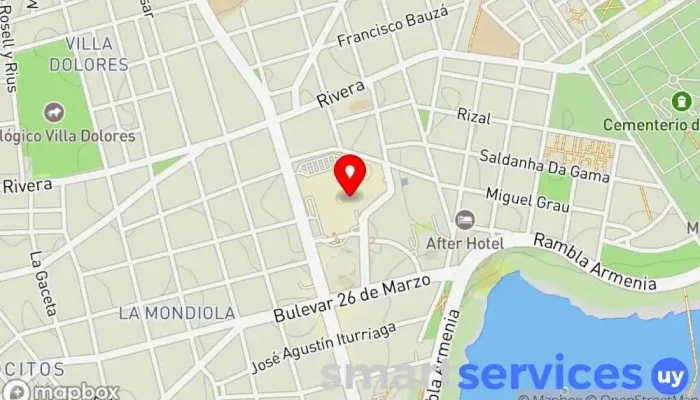 mapa de Sunglass Hut Montevideo Shopping Óptica en Montevideo