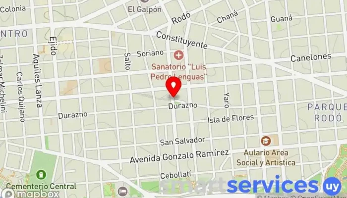mapa de Super Halo Supermercado, Mercado en Montevideo