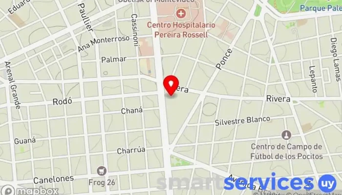 mapa de Surco Seguros Compañía de seguros en Montevideo