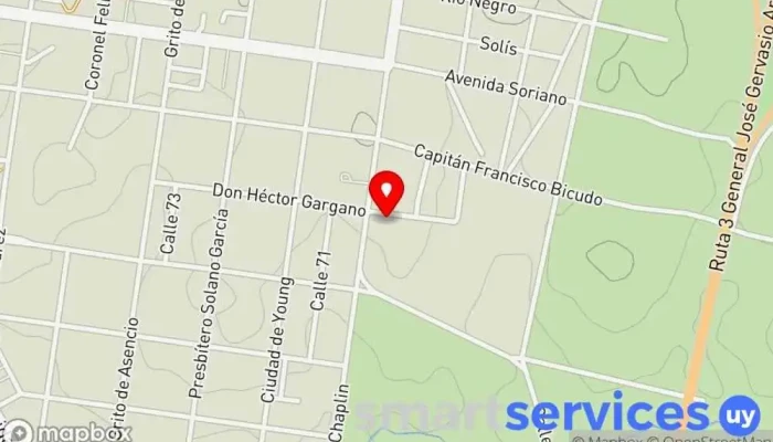 mapa de Taller Agencia Paysandu Taller de automóviles en Paysandú