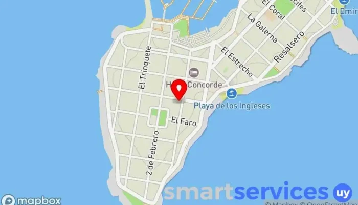 mapa de Taller Scallone Empresa de trabajo temporal en Punta del Este
