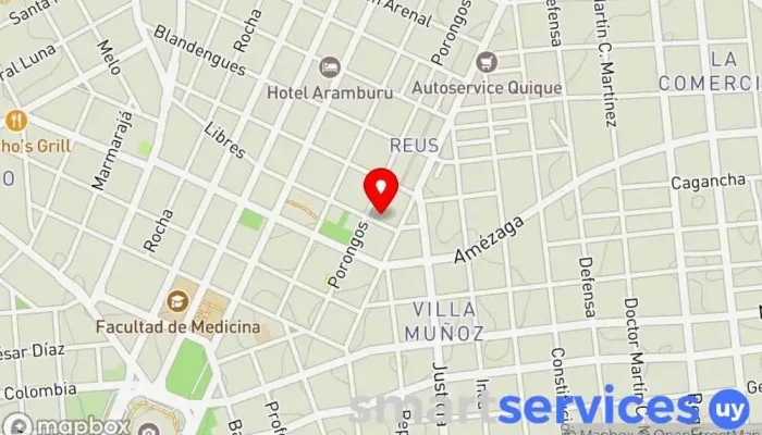 mapa de Tecnología en Fibra Óptica. Proveedor de servicios de telecomunicaciones, Electricista en Montevideo