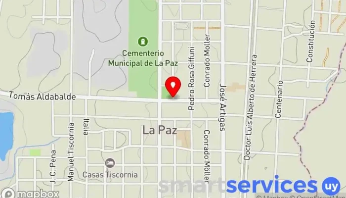 mapa de Terminal de Ómnibus de La Paz Empresa de autobuses en La Paz