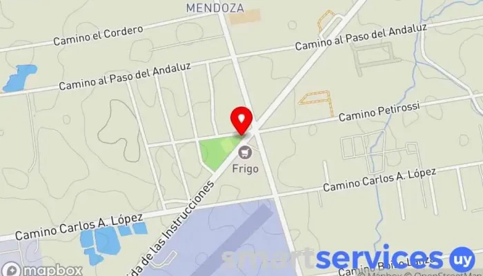 mapa de Terminal Mendoza e Instrucciones | STM Aparcamiento en Montevideo