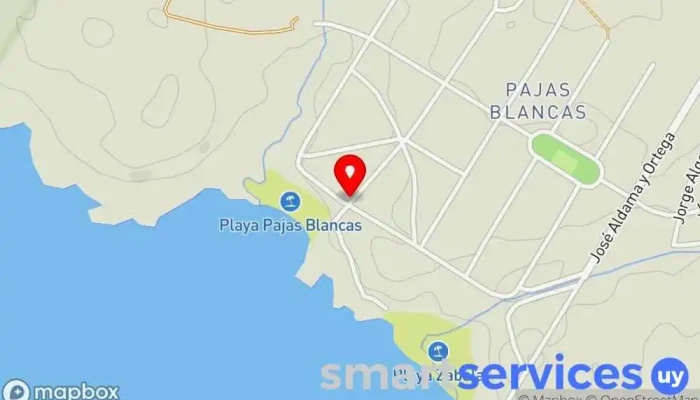 mapa de Terminal Pajas Blancas Estación de autobuses en Pajas Blancas