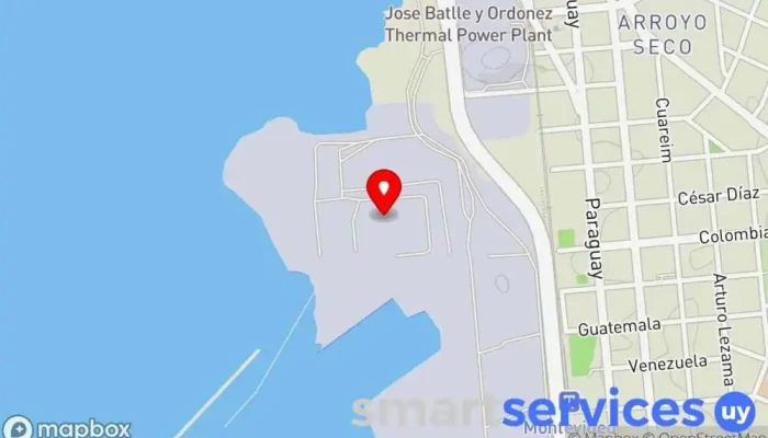 mapa de TGM OBRINEL Almacén en Montevideo