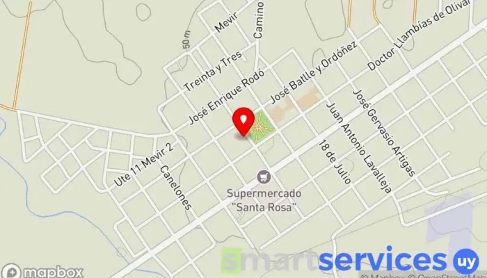 mapa de Tienda Costa Tienda de ropa en Santa Rosa