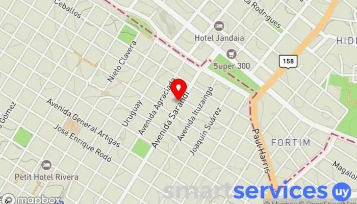 mapa de Tranquera Tienda de ropa en Rivera