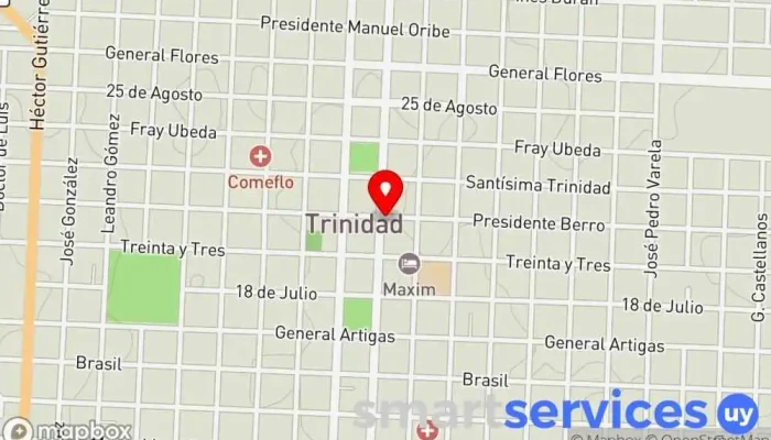 mapa de URBAN VISION Óptica en Trinidad