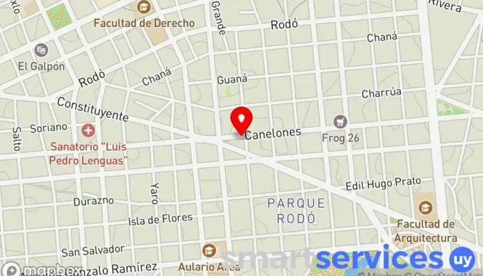 mapa de Urucambio - RedPagos Institución financiera, Oficina de cambio de divisas en Montevideo
