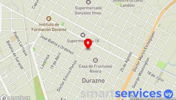 mapa de Venta de Campos en Uruguay Agencia de bienes inmuebles comerciales en Durazno