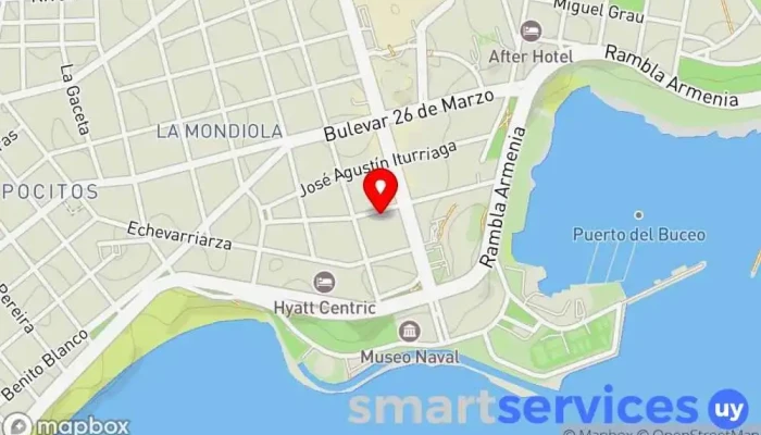 mapa de Viajes a tu medida Agencia de visitas turísticas en Montevideo