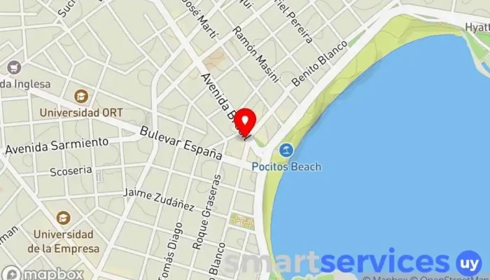 mapa de VYVE.UY Agencia inmobiliaria, Urbanización en Montevideo