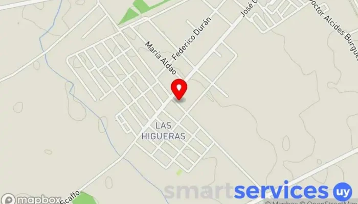 mapa de Whiskeria Higuera Compañía de seguros en Durazno